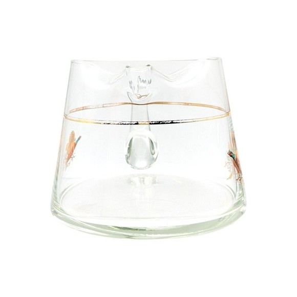 West Virginia Glass Specialty Pheasant In Flight Small Pitcher, Hard to Find - Picture 11 of 11
